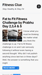 Mobile Screenshot of fitnessclue.com